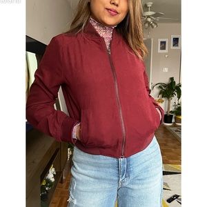 Maroon summer jacket
